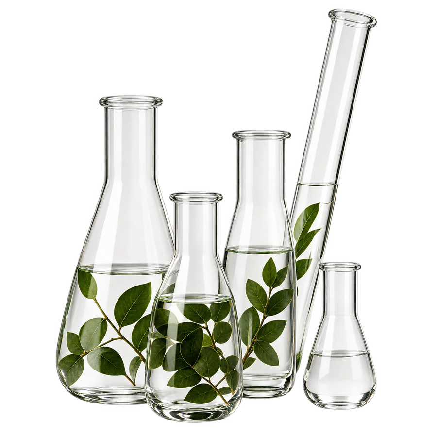 Botanical laboratory glassware