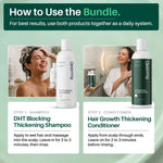 DHT Blocking Shampoo & Conditioner Duo for Thicker, Stronger Hair