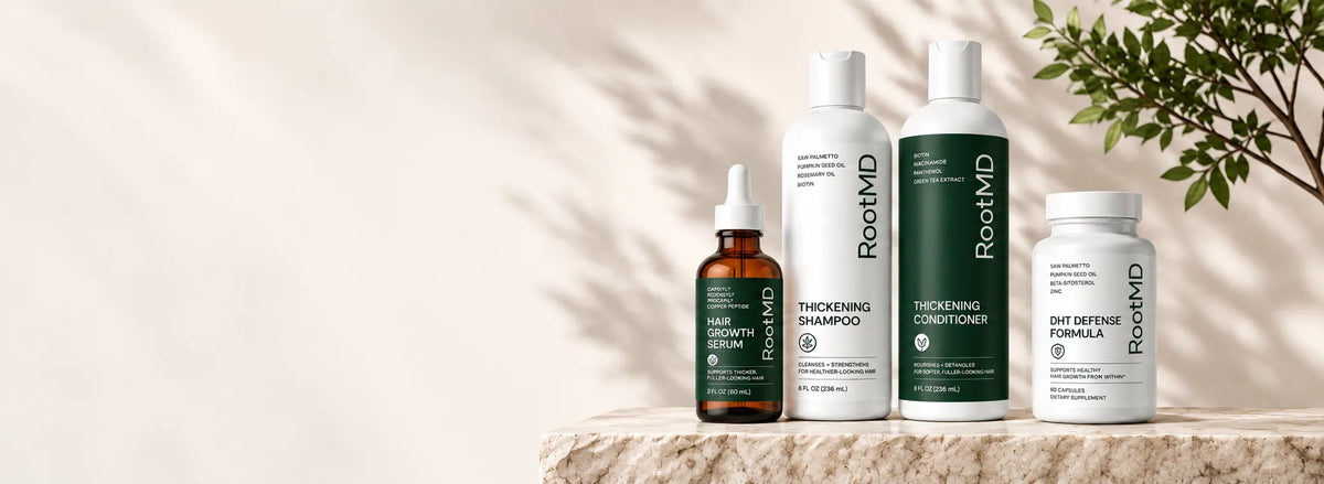 RootMD hair care regimen