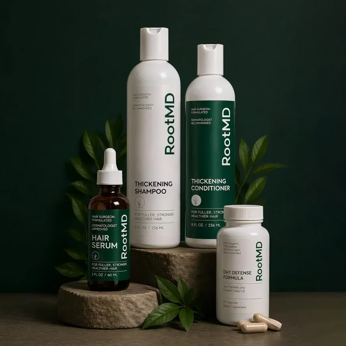 RootMD hair care products